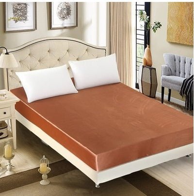 Summer ice silk silk silk bed solid color bed cover bed package bed cover special pillowcase - Shandi Shop Shandi Shop