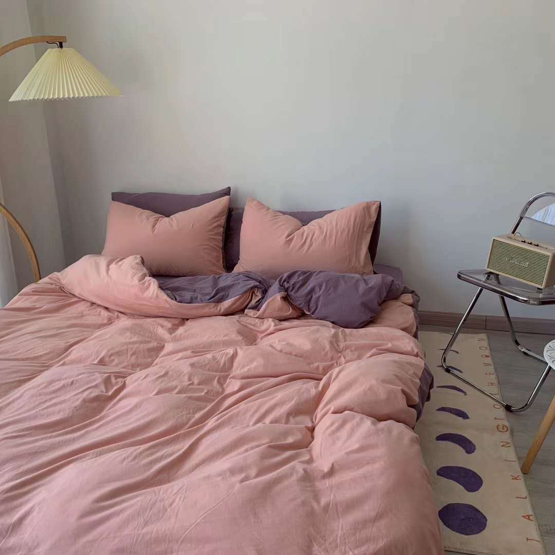 Fashionable Simple Hit Pigment Color Bed Sheet Bed Sheet - Shandi Shop Shandi Shop