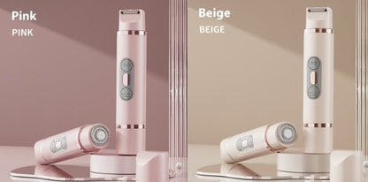 Dual - Head Electric Shaver Painless Women's Epilator Bikini Hair Removal Device Automatic Hair Trimmer Underarm Facial Lips Leg - Shandi Shop Shandi Shop