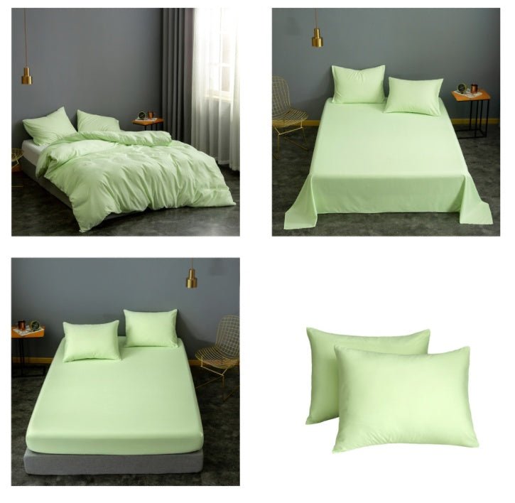 Fashion Home Textile Single Product Bedding Brushed Solid Color Quilt Cover - Shandi Shop Shandi Shop