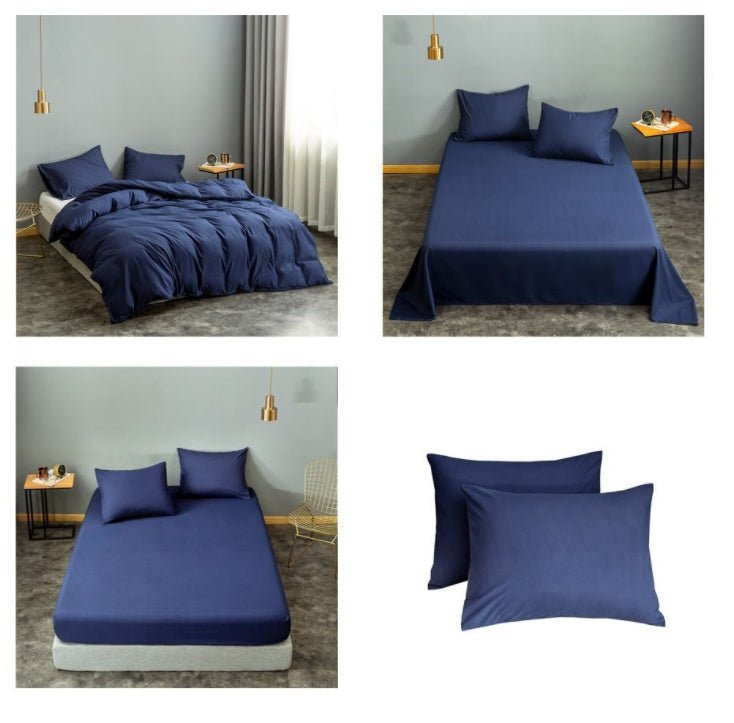 Fashion Home Textile Single Product Bedding Brushed Solid Color Quilt Cover - Shandi Shop Shandi Shop