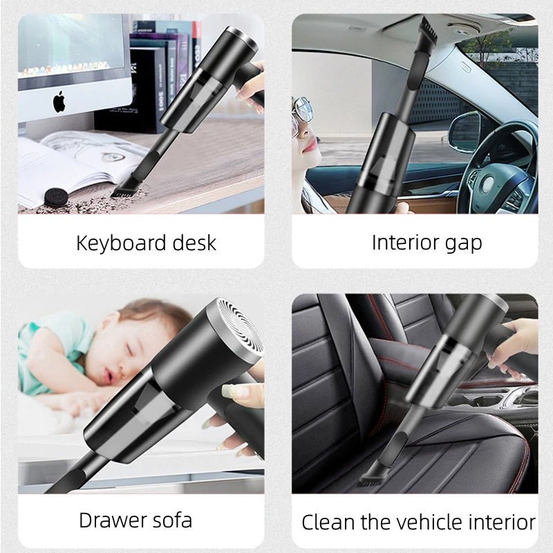 120W Cordless Handheld Vacuum Cleaner Small Mini Portable Car Auto Home Wireless - Shandi Shop Shandi Shop