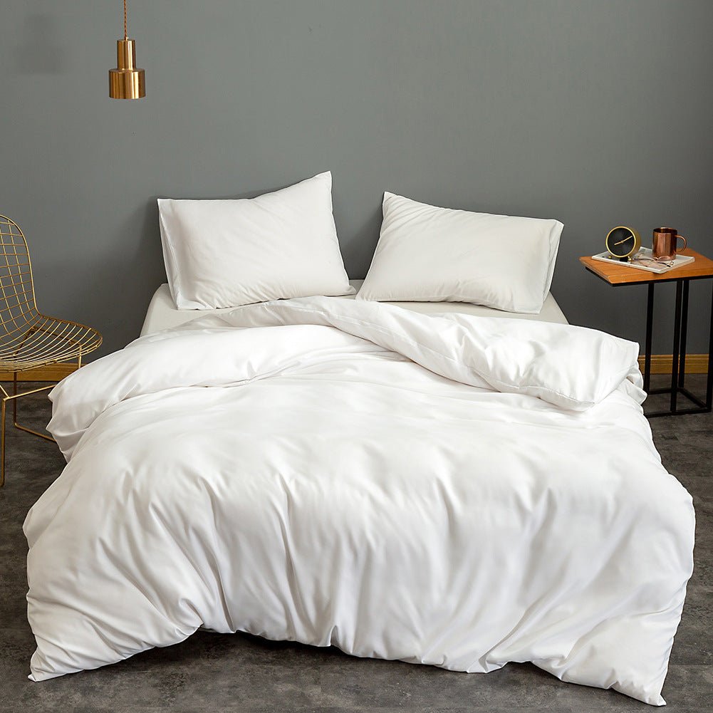 Fashion Home Textile Single Product Bedding Brushed Solid Color Quilt Cover - Shandi Shop Shandi Shop
