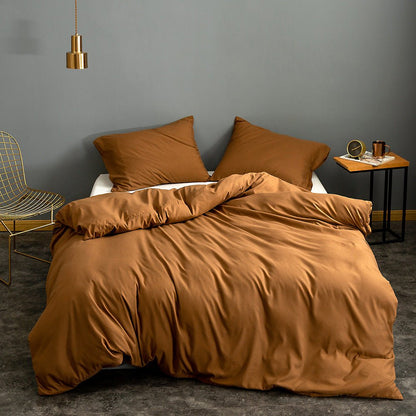 Fashion Home Textile Single Product Bedding Brushed Solid Color Quilt Cover - Shandi Shop Shandi Shop