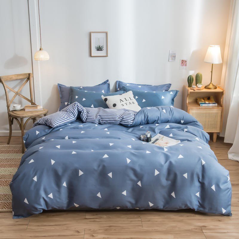Cover Set Bed Cotton Quilt Bedsheet Bedding Duvet Fitted - Shandi Shop Shandi Shop