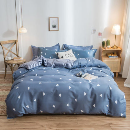 Cover Set Bed Cotton Quilt Bedsheet Bedding Duvet Fitted - Shandi Shop Shandi Shop