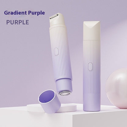Dual - Head Electric Shaver Painless Women's Epilator Bikini Hair Removal Device Automatic Hair Trimmer Underarm Facial Lips Leg - Shandi Shop Shandi Shop