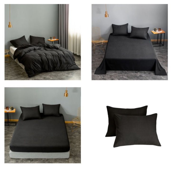Fashion Home Textile Single Product Bedding Brushed Solid Color Quilt Cover - Shandi Shop Shandi Shop