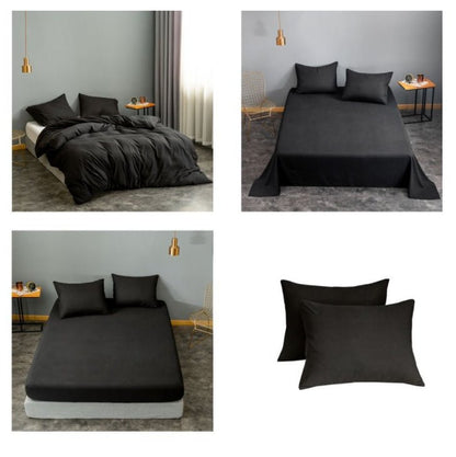 Fashion Home Textile Single Product Bedding Brushed Solid Color Quilt Cover - Shandi Shop Shandi Shop